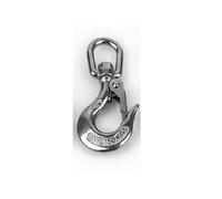 Crochets de levage en acier 304, crochet à œil pivotant, crochet de préhension à chape avec loquet, accessoire de gréement for utilisation de levage, 1 paquet(B-0.65T Load(Swivel))