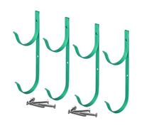 Crochets de piscine pour bâtons,Rangement de piscine en d'aluminium,Support pour accessoires de piscine | Pour mur, garde-corps, barres télescopiques, tuyaux, filets de pelle, brosses, outils