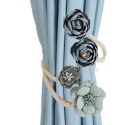 Crochets d'embrasse de rideaux style rétro élégant motif branche pliable