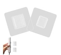 Crochets muraux double face - Crochet ventouse transparent robuste | Cintres à boucle sans couture, faciles à installer et amovibles pour salle de bain, cuisine | Organiseur de placard peu