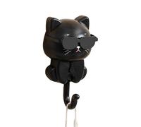 Crochets muraux en forme de chat pour lunettes de - Décoration | Crochets pour chapeaux de chaton pour clés, vestes, chapeaux