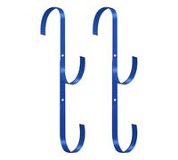 Crochets porte-outils de piscine organisateur antirouille | Lot de 2 crochets pour outils, clôture, piscine, accessoires, filet, brosse, tuyau, aspirateur, jardin, cour, mur