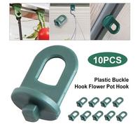 Crochets Suspendus Pour Serre, Clips De Fixation Pour Petits Paniers De Plantes, Pots De Fleurs, Arrosoir, 10 Pièces