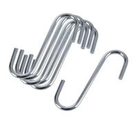 Crochets universels en inox - ORION - Lot de 6 - 6x4,5 cm - Acier inoxydable - Résistant à la corrosion