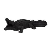 Atmosphera - Statuette Crocodile - Noir - résine H30 cm