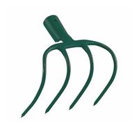 Leborgne Croc à fumier 4 dents – douille sans manche, acier forgé et trempé, pour manche 38 mm