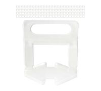 Croisillons auto-nivelants pour carrelage, Largeur de joint de 1,5 mm et hauteur de carreaux de 3 à 15 mm, 100 pièces, Système de nivellement carreaux, Aide à la pose, Outils carrelages, Entretoises