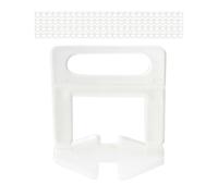 Croisillons auto-nivelants pour carrelage, Largeur de joint de 2,5 mm et hauteur de carreaux de 3 à 15 mm, 100 pièces, Système de nivellement carreaux, Aide à la pose, Outils carrelages, Entretoises