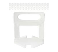 Croisillons auto-nivelants pour carrelage, Largeur de joint de 2 mm et hauteur de carreaux de 3 à 15 mm, 100 pièces, Système de nivellement carreaux, Aide à la pose, Outils carrelages, Entretoises