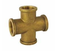 Croix en Laiton 1 Pouce IG, Raccord Fileté Laiton, Plomberie, Chauffage