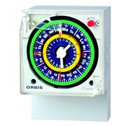 CRONO QRD 12 V. INTERRUPTOR HORARIO ANALOGICO Con RESERVA DIARIO 16(4) A