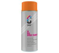 CROP Peinture en bombe RAL 2003 Orange pastel - Couverture élevée, Séchage rapide, 100% inaltérable - Auto, Moto & Bricolage - Brillance soyeuse - 400ml