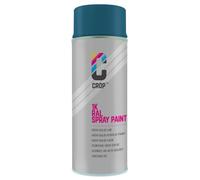 CROP Peinture en bombe RAL 5009 Bleu azur - Couverture élevée, Séchage rapide, 100% inaltérable - Auto, Moto & Bricolage - Haute brillance - 400ml
