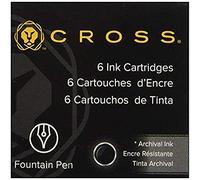 Cross 8921 recharge pour stylos Noir 6 pièce(s) - Recharges pour stylos (Noir, Stylo-plume, 6 pièce(s))