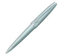 CROSS Apogee Executive Centre Stylo à bille lesté avec pinceau gravé au centre et finition chromée polie Coffret cadeau