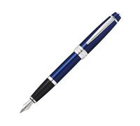 Stylo plume Bailey, laqué bleu, coffret cadeau