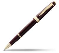 Cross At0745-11 Rollerball Bailey Light Ballpoint Pen With Gold Detail, Burgundy Red