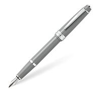 Cross Pens Stylo plume Bailey Light – Pointe extra-fine – Gris brillant