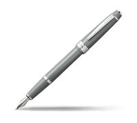 Cross Pens Stylo plume Bailey Light Plume moyenne Gris brillant