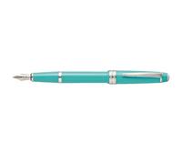Cross Bailey Light Stylo à bille Stylo-plume, pointe fine FINE NIB Bleu sarcelle brillant.