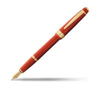 Cross Bailey Light Stylo-plume (plume F + emballage cadeau) Laque ambrée avec ferrures dorées