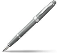 Cross Pens - Stylo à bille / stylo-plume Bailey Light - pointe fine - Gris brillant
