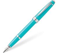 Cross Bailey Light Stylo à bille Stylo-plume, pointe fine FINE NIB Bleu sarcelle brillant.