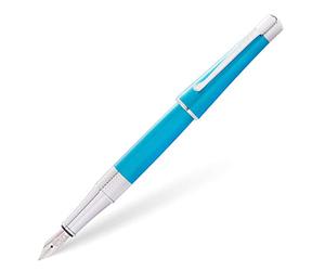 Cross Beverly Translucent Teal Lacquer Fountain Pen