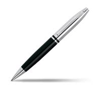 Cross Calais Stylo Bille Noir et Chrome