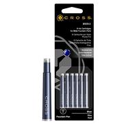 Cross Cartouches d'encre pour Stylo-plume pointe fine bleu lot de 6