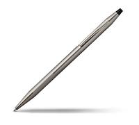 Cross Classic Century Stylo à bille rechargeable avec boîte cadeau Premium Noir Taille M Gris titane structuré