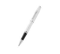Cross Coventry Zodiac Year of the Snake Stylo roller laqué blanc et chrome poli