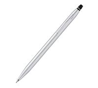 Cross Crayon rechargeable Click présenté dans un coffret cadeau quotidien - Pointe moyenne, encre noire, chrome