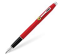 Cross Ferrari Classic Century Stylo-plume, calibre moyen, laque mate rouge et chrome
