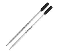 Cross Lot de 2 recharges pour stylos à bille Cross - Encre noire