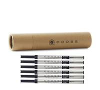 Cross Lot de 6 recharges pour stylos roller gel Selectip, lot de 6 dans un tube de rangement