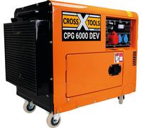 CROSS TOOLS CPG 6000 DEV, raccordement 230 V et 400 V, puissance continue 4 200 W