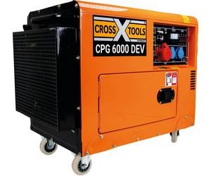 CROSS TOOLS CPG 6000 DEV, raccordement 230 V et 400 V, puissance continue 4 200 W