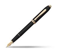 Cross Townsend Stylo Plume Pointe Fine Laque Noire