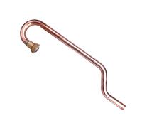 Crosse de sortie de compteur cuivre 22mm x 615mm