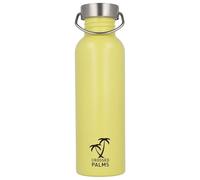 Crossed Palms Gourde en acier inoxydable 750 ml, jaune, 7,1 x 24,3 cm, sans BPA, anti-fuite, CP-10010