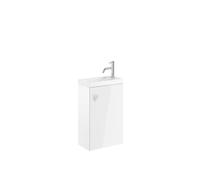 Crosswater Alo Meuble bas de salle de bains - 40x22cm - blanc brillant AL4000FWG