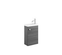 Crosswater Alo Meuble bas de salle de bains - 40x22cm - steelwood AL4000FST