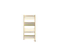 Crosswater MPRO Radiateur sèche-serviettes électrique - 90x43cm - 400 Watt - droite - laiton brossé (or) MP48X93FELEC