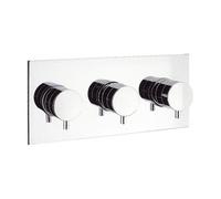 Crosswater partie apparente 3-poignées chrome KL2001LBPC