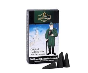 Crottendorfer 1001 Weihnachtlicher Weihrauch Lot de 24 cônes d'encens Anti-Tabac d'origine Senteurs de Noël Taille M