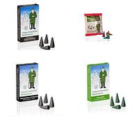 Crottendorfer Lot de 3 cônes d'encens de Noël - Parfums : encens, parfum de Noël et parfum de sapin - Quantité : 72 avec 5 cônes d'encens - Échantillon du parfum d'encens de Noël - Fabriqué en