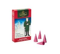 Crottendorfer Räucherkerzen Original 1017 Lot de 24 cônes d'encens Anti-Tabac Senteur vin Chaud Taille M