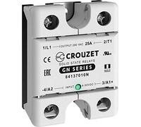Crouzet Relais semi-conducteur GN25DZL - Courant de charge (max) : 25 A - Tension de commutation (max) : 280 V/AC zéro