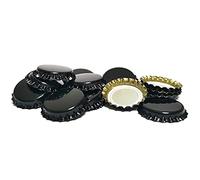Crown Caps Lot de 100 capsules de bière Noir
